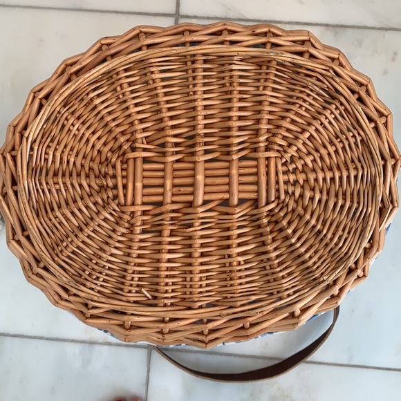 Blue and Brown Tote Bag - Picture 6 of 10